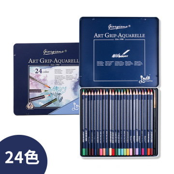 High quality 24-color water-soluble pencil set